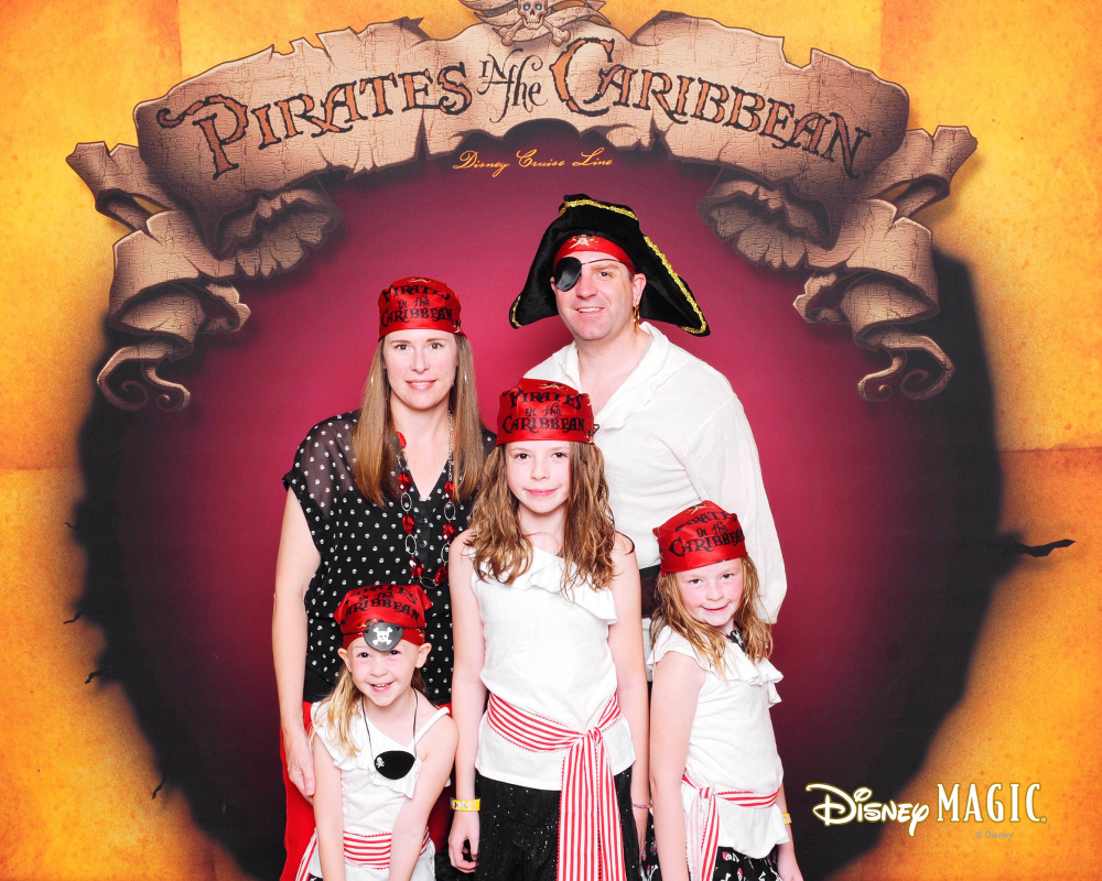 Disney Cruise Line Pirates Of The Caribbean Pirate Night Mickey Shirt - Mom  - XL