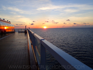 Disney Cruise Mom Blog sunset