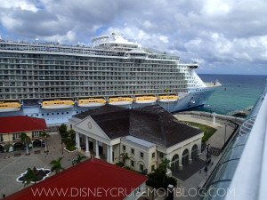 Oasis of the Seas docked in Falmouth, Jamaica • Disney Cruise Mom Blog