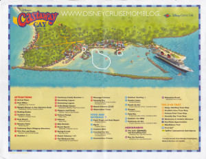 Castaway Cay Map