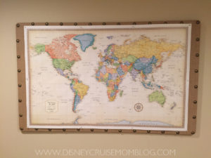 My DIY Travel Pin Map